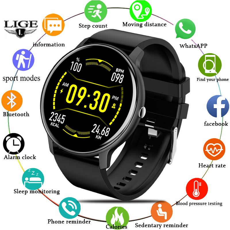 Smartwatch Watches Brands For Women - LIGEブランド スマートウォッチ レディース メンズ 女性用 男性用