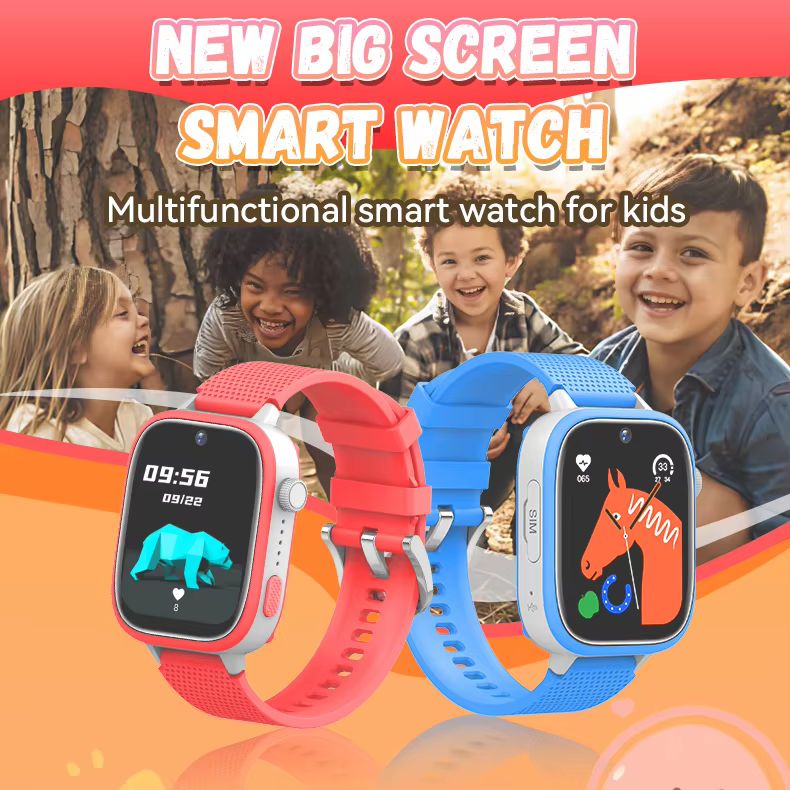 Smartwatch Watches For Kids With Gps - 4Gキッズスマートウォッチ カメラ付き WiFi GPS位置追跡 SOSビデオ通話 500mAh