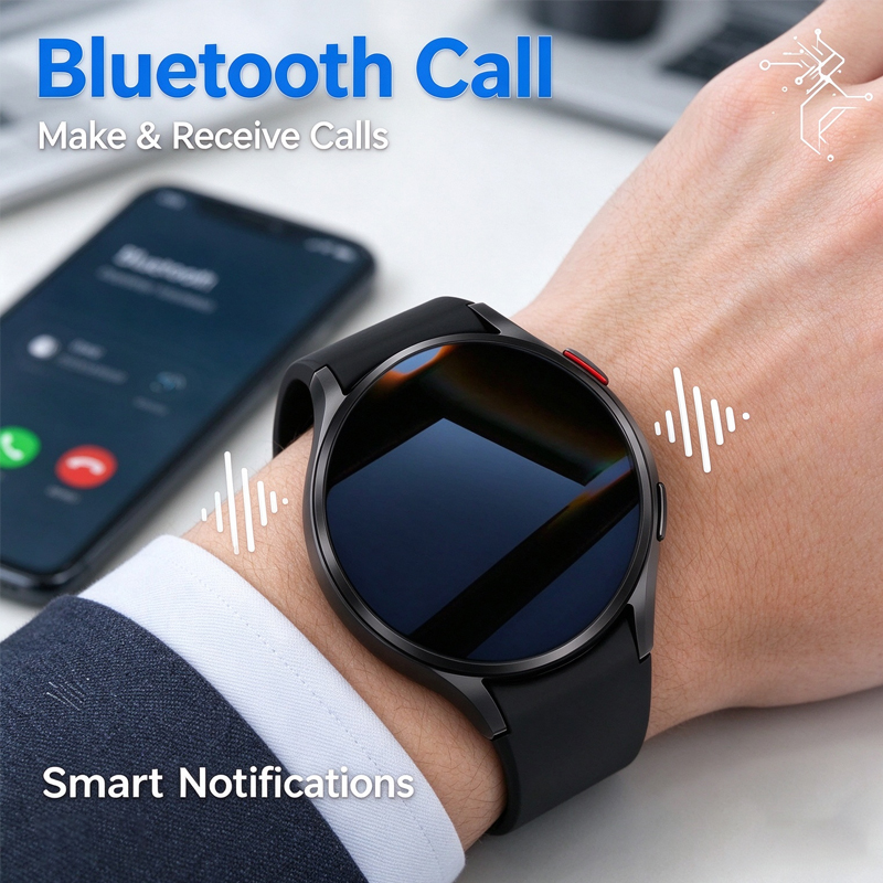 Smartwatch Watches For Women With Gps - スマートウォッチ GPSトラッカー機能搭載、男女兼用、スポーツ向け、心拍数計測、Bluetooth通話、NFC、IP68防水、コンパス機能付き、スマートウォッチ7ミニ