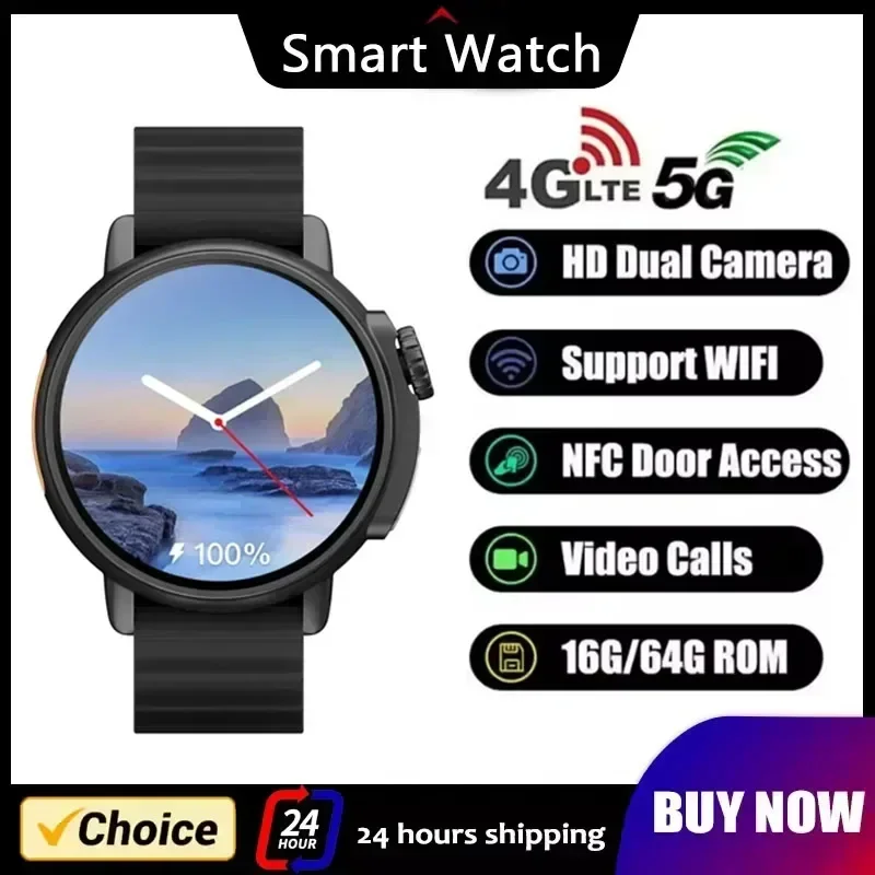 Smartwatch Watches For Women With Gps - 新発売のX800 Androidスマートウォッチ。360x360のLCDスクリーン、2MPカメラ、心拍数モニター、GPS測位機能、Wi-Fi、Bluetooth、IP67防水性能を搭載。男性にも女性にもおすすめ。