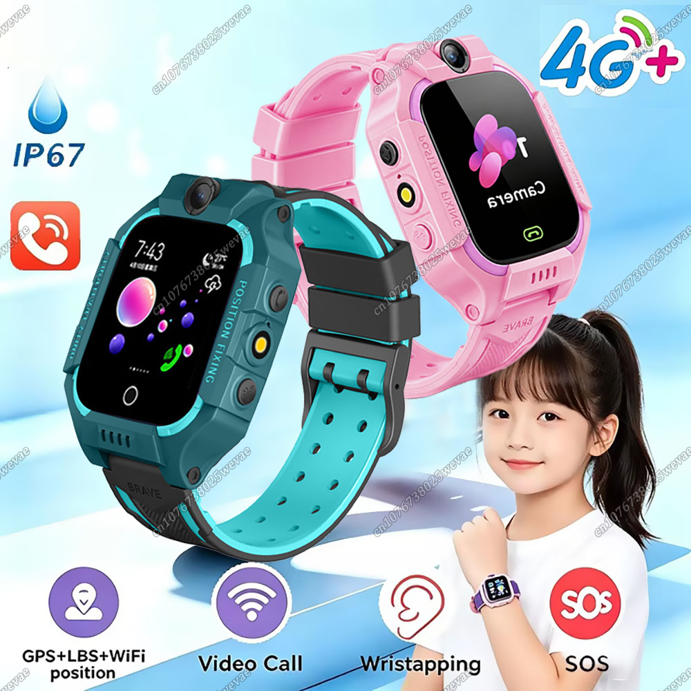 Smartwatch Watches Price - 2026年新型5GキッズGPSスマートウォッチ SOSコール SIMカード 位置情報 カメラ IP67防水