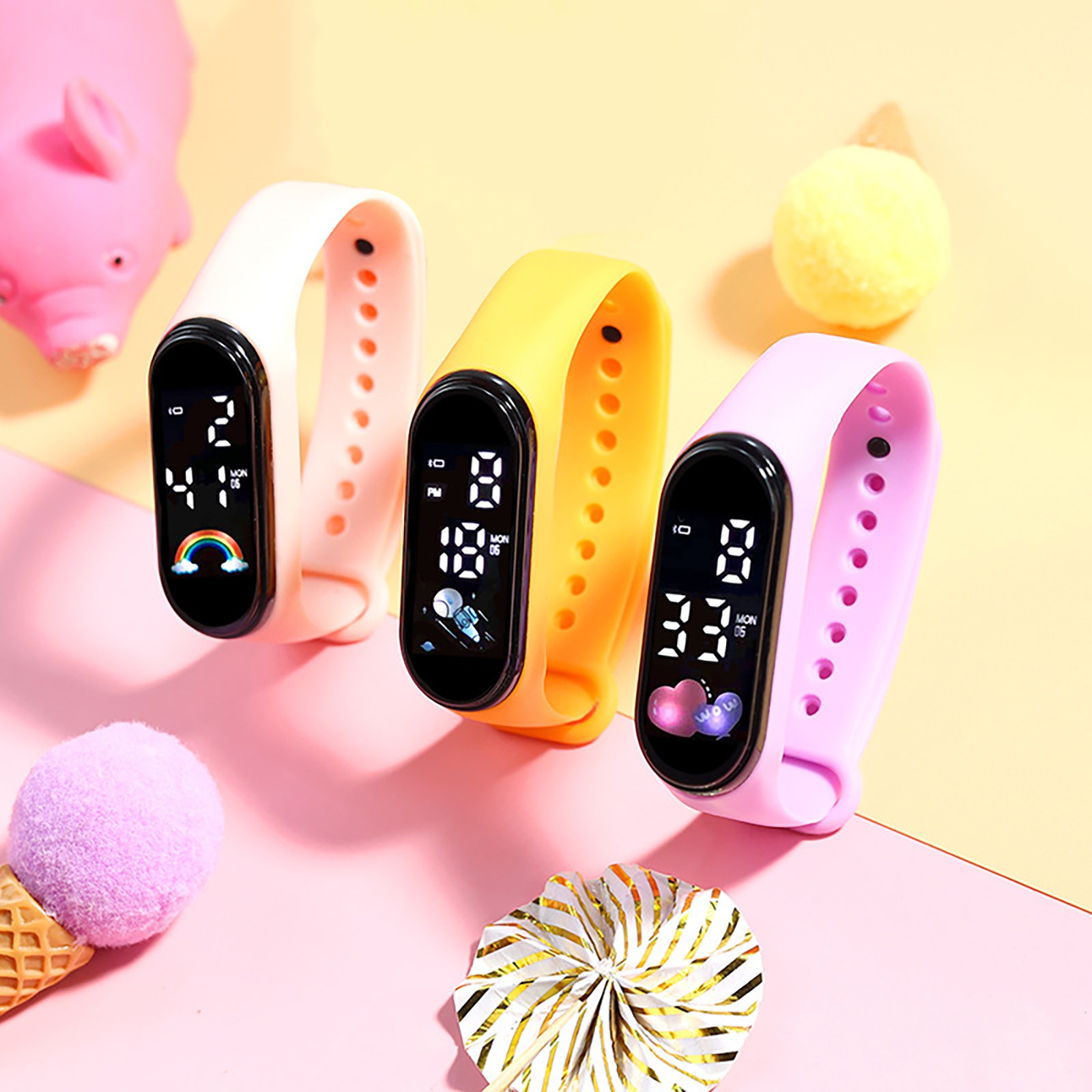 Smartwatch Digital Watches For Kid Girl - 子供用腕時計 誕生日プレゼント 男の子 女の子向け 漫画 キッズウォッチ