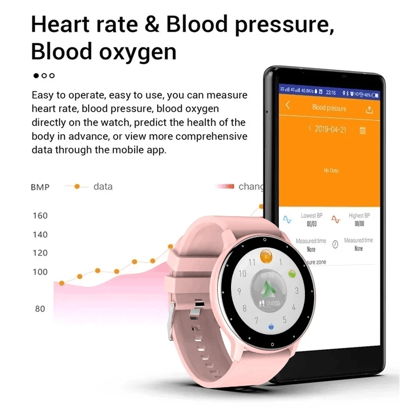 LIGE 女性スマートバンドウォッチリアルタイム天気予報活動 - Watches Ladies Smartwatch のレビューと価格