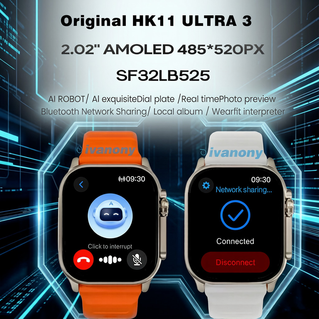 新発売のスマートウォッチ HK11 Ultra 3。4GB/ - Smartwatch Watches Price のレビューと価格