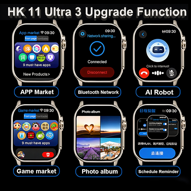 新登場！HK11 Ultra 3 スマートウォッチ。男性用、 - Smartwatch Watches For Women With Gps のレビューと価格