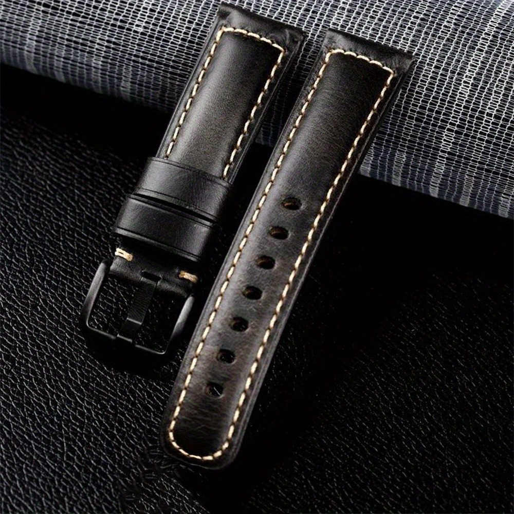 20mm、22mmのヴィンテージレザー製腕時計バンド。Sam - Smartwatch Vintage Watches For Women のレビューと価格