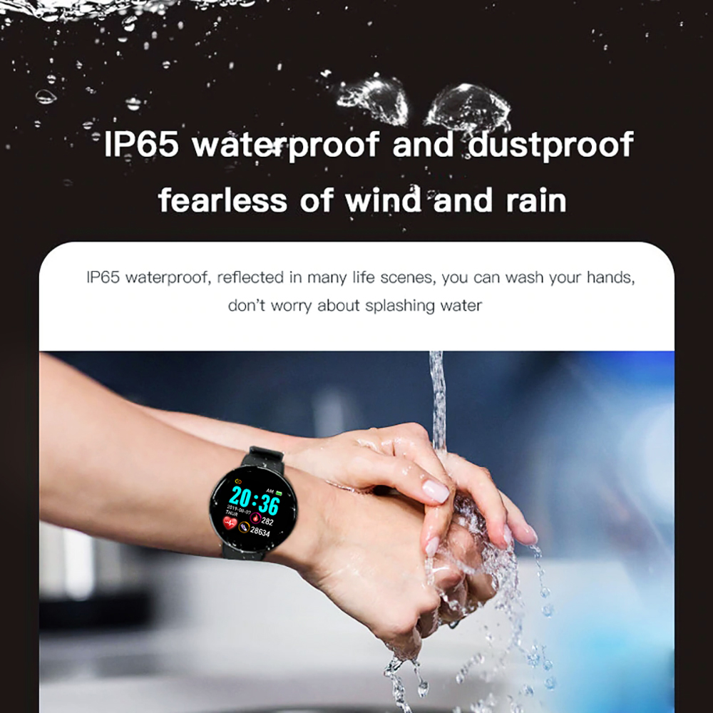 子供と女性のためのデジタル腕時計,血圧と心拍数を制御するスマ - Smartwatch Watches Price のレビューと価格
