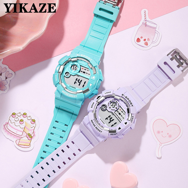 YIKAZE キッズ腕時計ファッション発光防水目覚まし時計腕 - Smartwatch Digital Watches For Kid Girl のレビューと価格