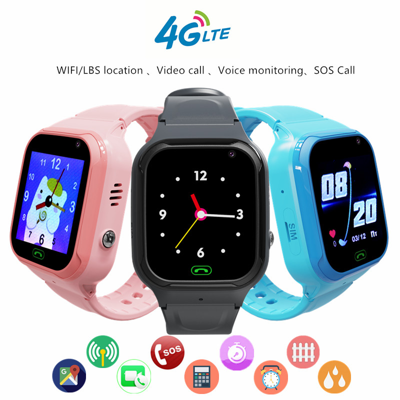 子供のためのスマートフォン防水時計,ビデオ通話,wifi,位 - Smartwatch Digital Watches For Kid Girl のレビューと価格