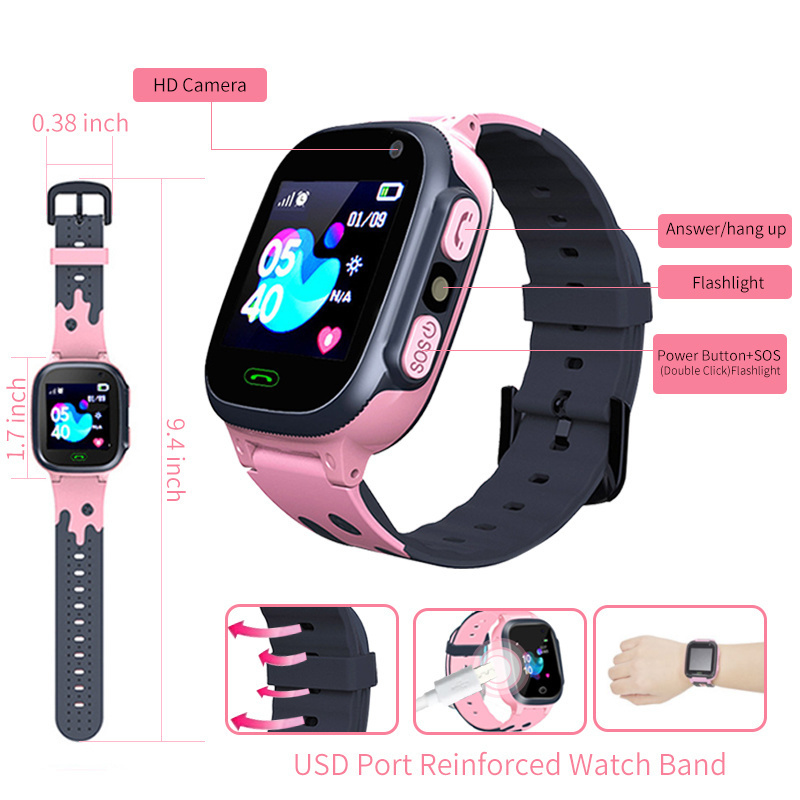 キッズスマートウォッチ 防水スマートウォッチ 子供用 男の子 - Smartwatch Watches For Kids のレビューと価格