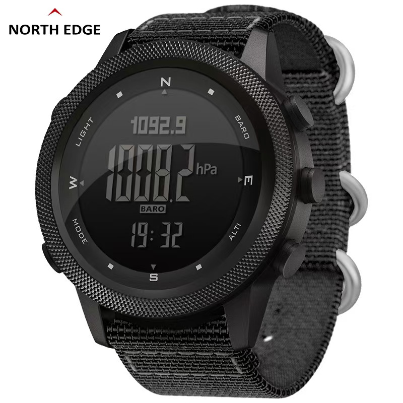 NORTH EDGE Apache46 メンズ アウトドアス - Altimeter Compass Watch のレビューと価格