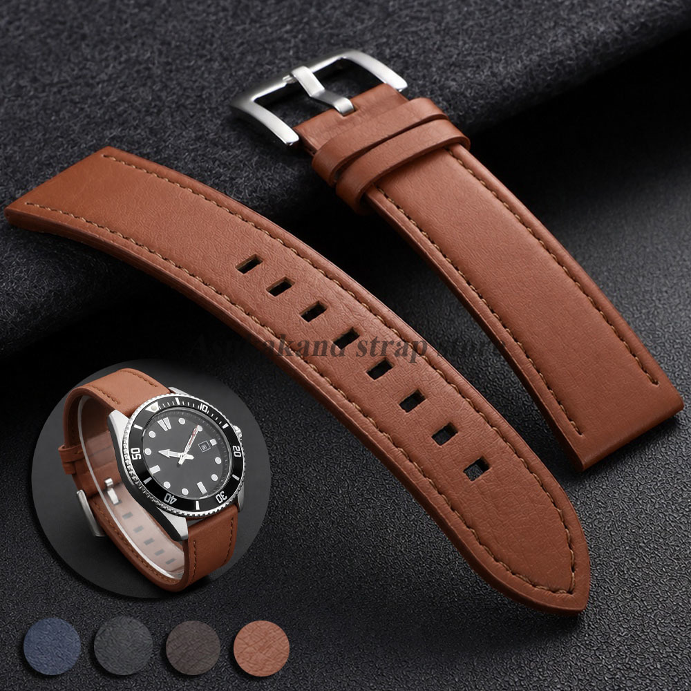 ステッチ加工のレザー製腕時計バンド。オメガ、ロレックス、スマ - Watches Rolex Smartwatch のレビューと価格