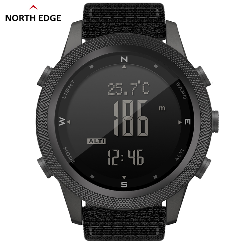 North Edge-apache-46デジタル時計,アウト - Altimeter Compass Watch のレビューと価格