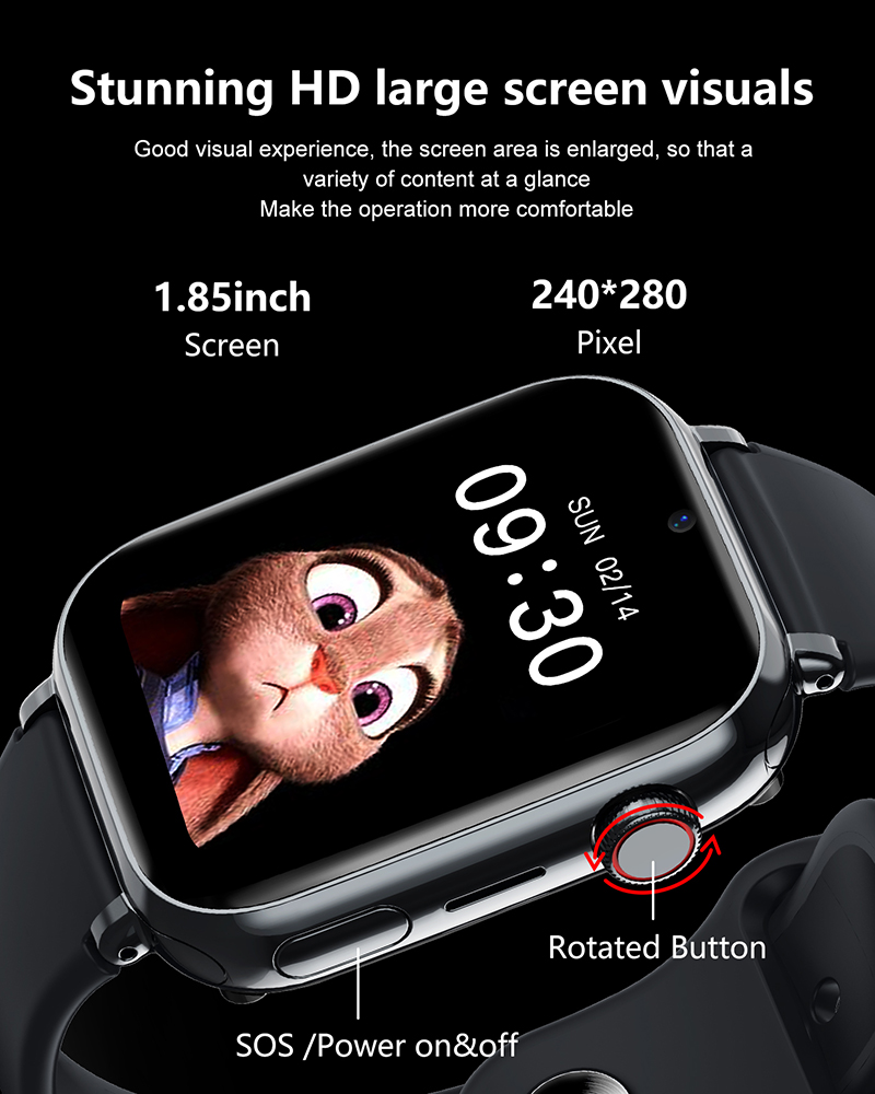 子供用GPS防水スマートウォッチ、SOS位置追跡機能付き、S - Smartwatch Watches For Kids With Gps のレビューと価格