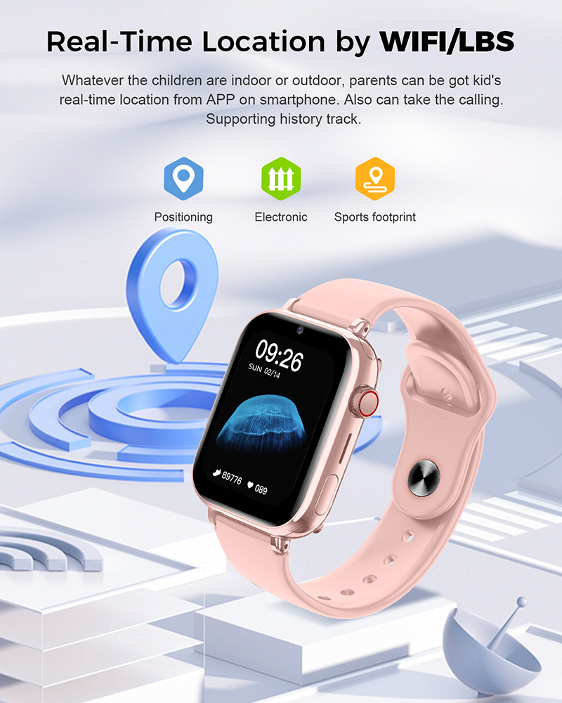 子供用GPS防水スマートウォッチ、SOS位置追跡機能付き、S - Smartwatch Watches For Kids With Gps のレビューと価格
