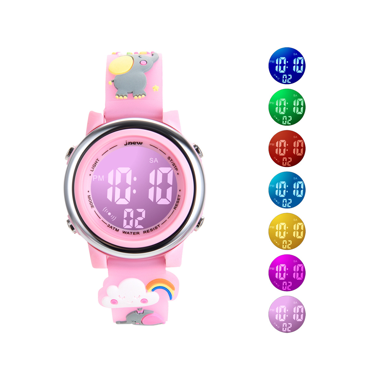 UTHAI H120 子供の漫画スポーツウォッチ目覚まし時計 - Smartwatch Digital Watches For Kid Girl のレビューと価格