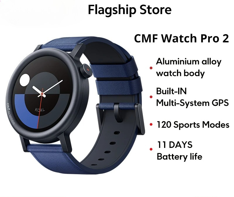 CMF by Nothing Watch Pro 2 グロー - Timex Watches Smartwatch のレビューと価格