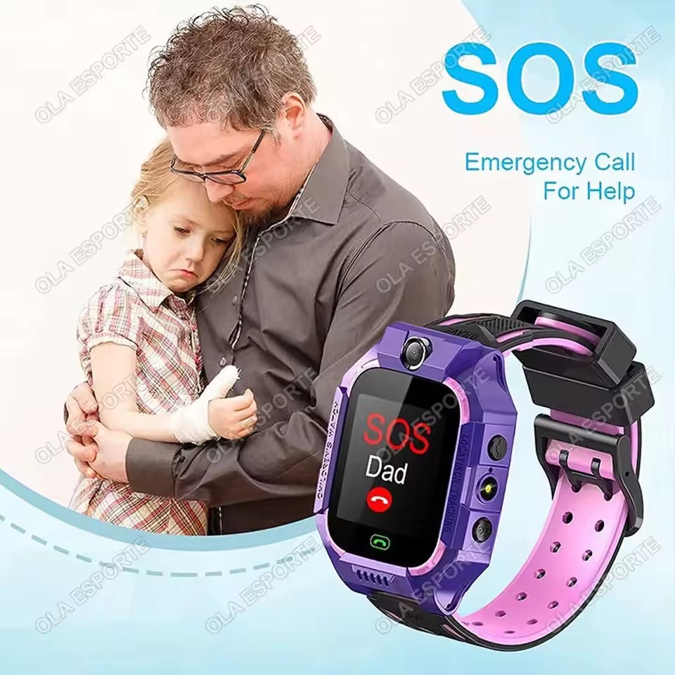 子供用スマートウォッチ、SOS機能、LBS位置情報、SIMカ - Smartwatch Watches Price のレビューと価格