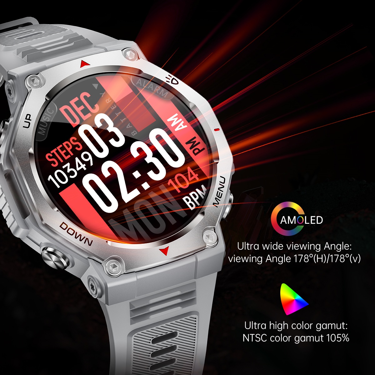 2025 新シャオ mi 軍事グレードスマートウォッチ男性  - Watch Vs Smartwatch のレビューと価格