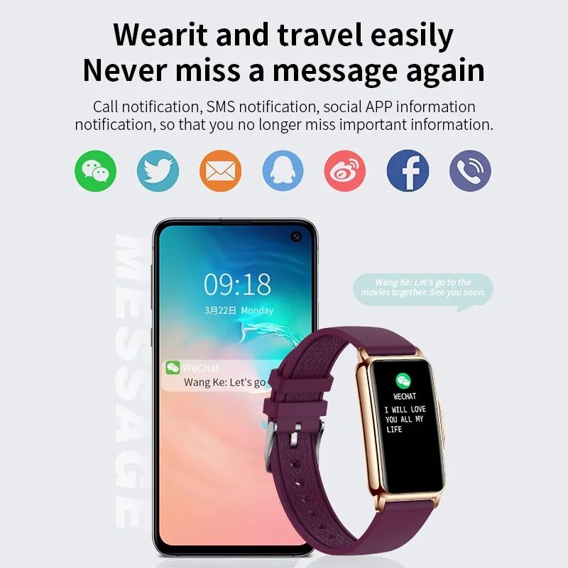 Lige-男性と女性のためのスマートウォッチバンド,1.47 - Watches Ladies Smartwatch のレビューと価格