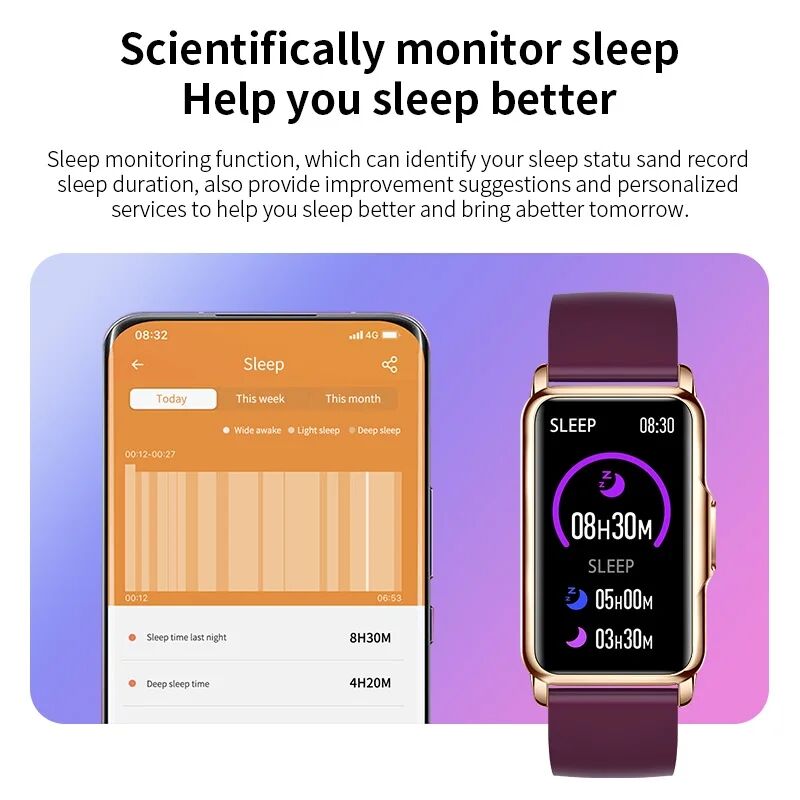Lige-男性と女性のためのスマートウォッチバンド,1.47 - Watches Ladies Smartwatch のレビューと価格