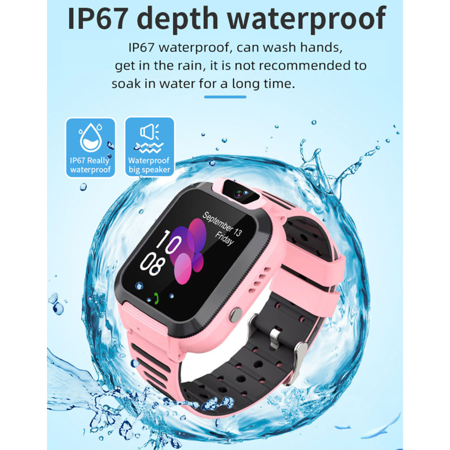 子供用のコネクテッドウォッチ,デジタルブレスレット,防水,時 - Smartwatch Watches For Kids With Gps のレビューと価格