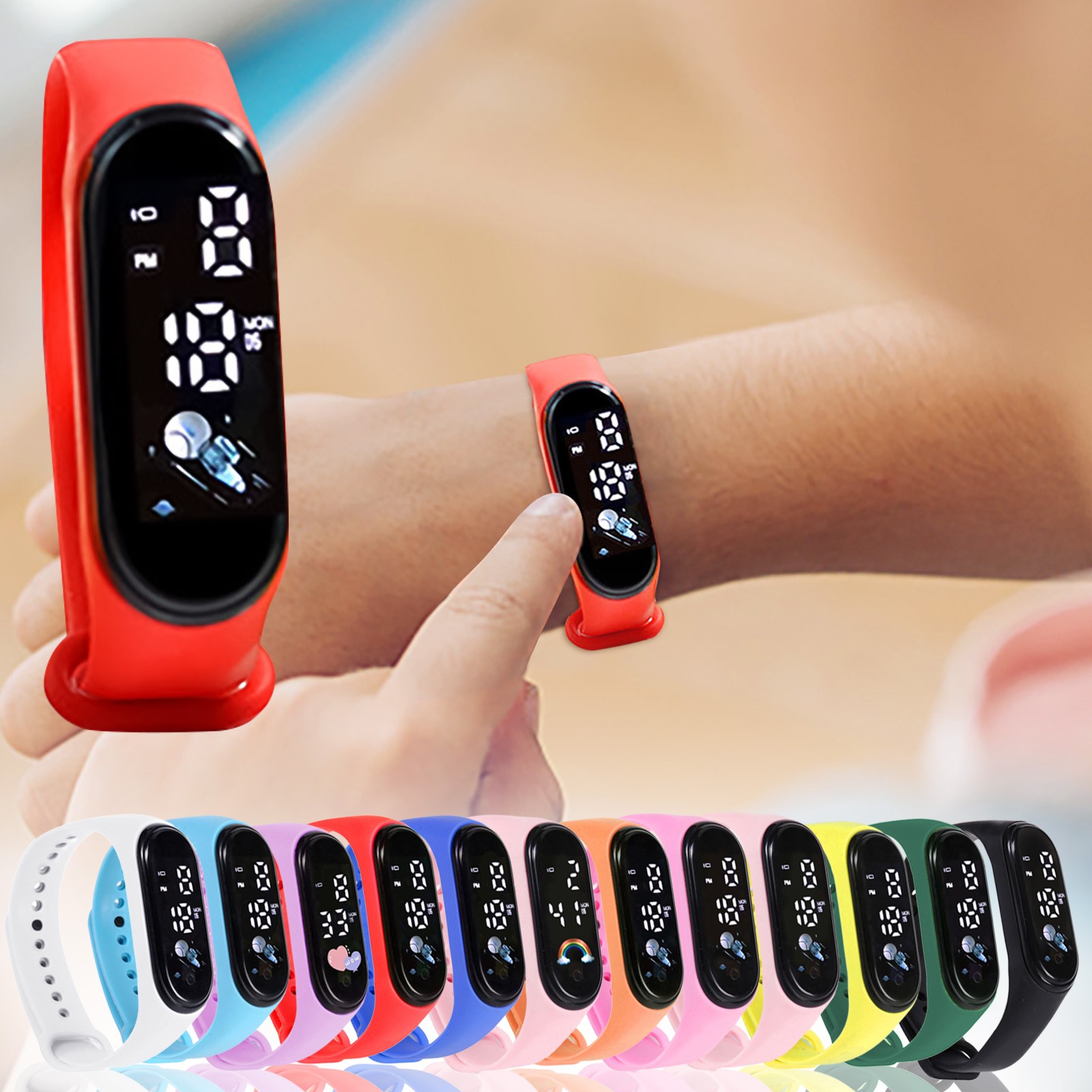 子供用腕時計 誕生日プレゼント 男の子 女の子向け 漫画 キ - Smartwatch Digital Watches For Kid Girl のレビューと価格