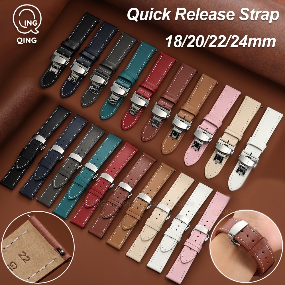 18mm、20mm、22mm、24mmのヴィンテージレザー製 - Smartwatch Vintage Watches For Women のレビューと価格