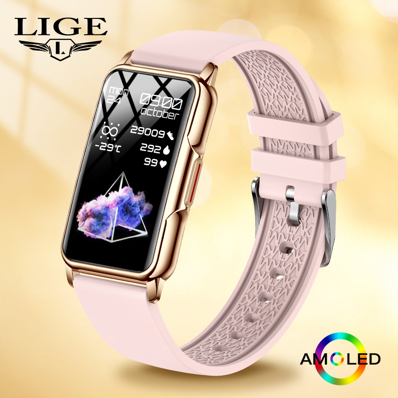 LIGE 歩数計 Bluetooth 通話 スマートウォッチ - Watches Ladies Smartwatch のレビューと価格